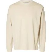 Selected Maglietta A Maniche Lunghe Uomini Beige L