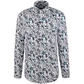 Seidensticker Camicia 'SMART ESSENTIALS' blu / bianco