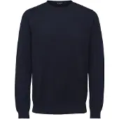 Selected Maglione Girocollo Uomini Blu S