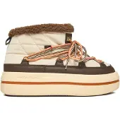Napapijri Women's Mid Boot Glacier Scarpe invernali Donna (6, beige/marrone)