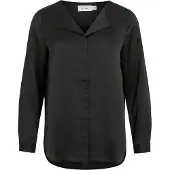 Vila Viellette V-neck Camicia A Maniche Lunghe