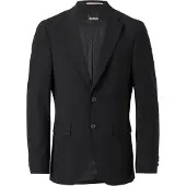 BOSS Blazer a monopetto in misto lana vergine