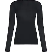 Hunkemoller Maglietta ' Boatneck Cashmere' nero