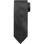 Suitable Cravatta Seta Anthracite Antracite Grigio