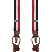 Suitable Luxe Bretelle Rood Wit Blauw Blu Blu scuro Rosso Bianco