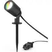 Hama luce da giardino WLAN, faretto da giardino + picchetto a terra, Matter, impermeabile, colorato (00176679)