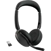 Jabra Cuffie Wireless Con Microfono Evolve2 65 Flex Ms Stereo Bluetooth