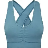 Plein sport Top crop in tessuto tecnico stretch