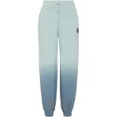 Plein sport Pantaloni jogging in jersey con stampa astratta e vita media