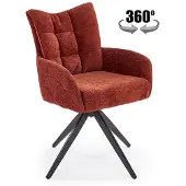 Halmar Sedia imbottita K540 cannella girevole