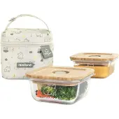 Miniland Scatola Per Il Pranzo Pack 2 Go Ecosquare Frog