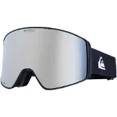 Quiksilver - Maschera da sci/snowboard - Storm MG Goggles Black/ Black Clux Ml Silver S3 - Nero