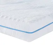 vidaXL Materasso a supporto medio, 140 x 190 cm, bianco