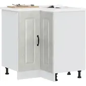 vidaXL Base ad angolo per cucina Kalmar cemento grigio materiale legno