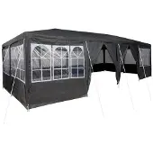 vidaXL Tenda da festa , 800 x 400 x 266 cm, antracite, polietilene