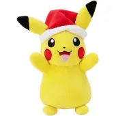 Jazwares Peluche Pokémon Di Natale Pikachu 20 Cm