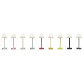 Newgarden Lampada LED da tavolo Lola Slim con batteria ricaricabile, grigia