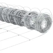 vidaXL Recinzione argentata 25 x 1 m Acciaio zincato