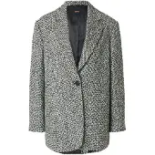 BOSS per donna. 50547446 Americana Jasata grigia (34), Casual, Grigio, Classico, Acrilico