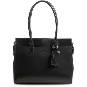 Castelijn & beerens Ellen Borsa a spalla Protezione RFID Vera Pelle 40 cm Vano porta PC nero