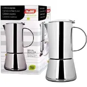 Ibili Macchina Da Caffè Express Essential Inox Italiano 4 Tazze