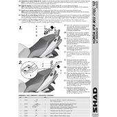 Shad Attacco Posteriore Per Top Case Honda Vfr800/vfr800 Vtec