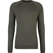 Stoic MerinoFlatFleece240 SolbergSt. Crew Pullover in lana merino Uomo (XL, marrone)