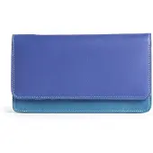 Mywalit Portafoglio Vera Pelle 17 cm blu
