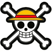 Herding Cuscino Jolly Roger One Piece 33 Cm