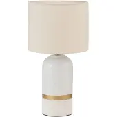 Pauleen Lampada da tavolo Glowing Soul, tessuto e ceramica