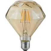 TRIO Lighting Lampadina LED E27 4W 2.700K Diamant a filamento