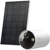 TP-LINK telecamera esterna con pannello solare TC82 Tapo bianca