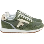 Faguo Sneakers basse ELM SYN WOVEN SUEDE donne - Kaki - 41