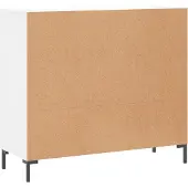 vidaXL Credenza bianca 90x34x80 cm materiale a base di legno