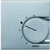 Merten Piastra centrale in alluminio per inserto termostato ambiente 536260