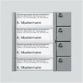 Mobotix Modulo pulsante Siedle&Söhne TM 612-4 SM 200035528-00