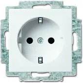 Busch-Jaeger SCHUKO presa inserto bianco alpino 20 EUCR-914