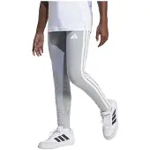 Adidas Girl's 3-Stripes Leggings 230 Leggings Bambini (140, grigio)
