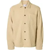 Selected Camicia Over Uomini Beige XXL