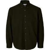 Selected Camicia Button-down Uomini Verde XL