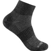 Wrightsock Coolmesh II Merino Quarter Calze casual (41,5-45, nero)