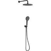 Schutte Set doccia completo SCHÜTTE KARIBIK, nero opaco, per doccia