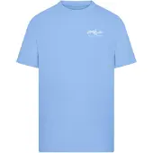 Mister tee Maglietta 'Limoni And Spritz' blu cielo / limone / verde / bianco