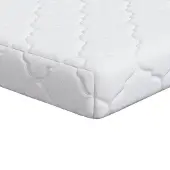 vidaXL Materasso bianco 60 x 120 cm Tessuto jacquard