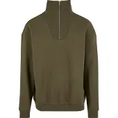 Urban Classics Felpa Con Mezza Zip Cut&sew