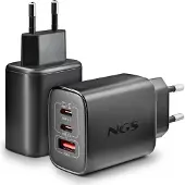 NGS Caricabatterie Da Parete Usb-c Era65wblack-65w
