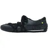 Desigual , Scarpa in pelle con lacci, Donna, Cow Leather, Nero, 37