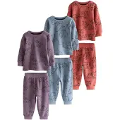 Next Pigiama opale / lilla / rosso / nero
