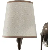 Opviq Applique Pardo, ottone, metallo/tessuto, altezza 31 cm, E27