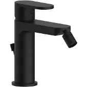 KIAMAMI VALENTINA Miscelatore bidet nero con rompigetto orientabile | Amalfi